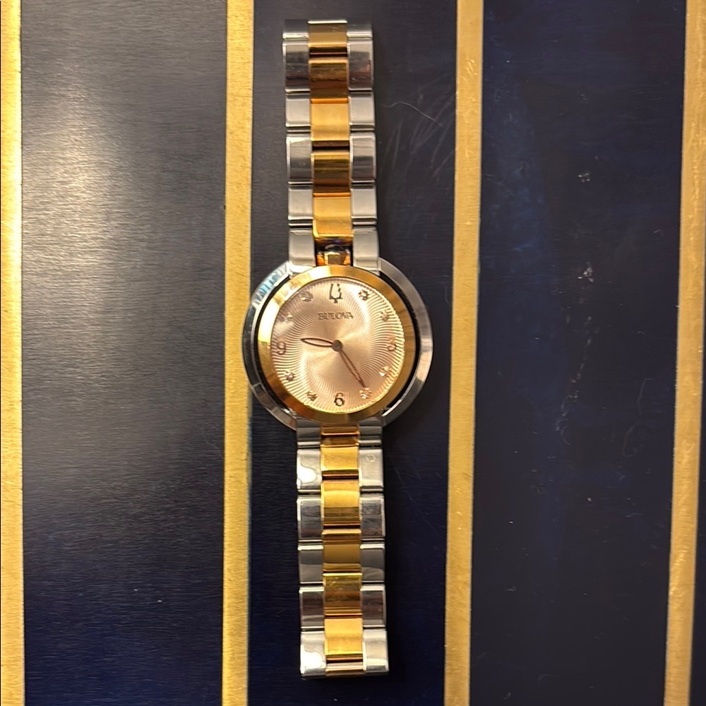 Bulova Gold and Silver Watch